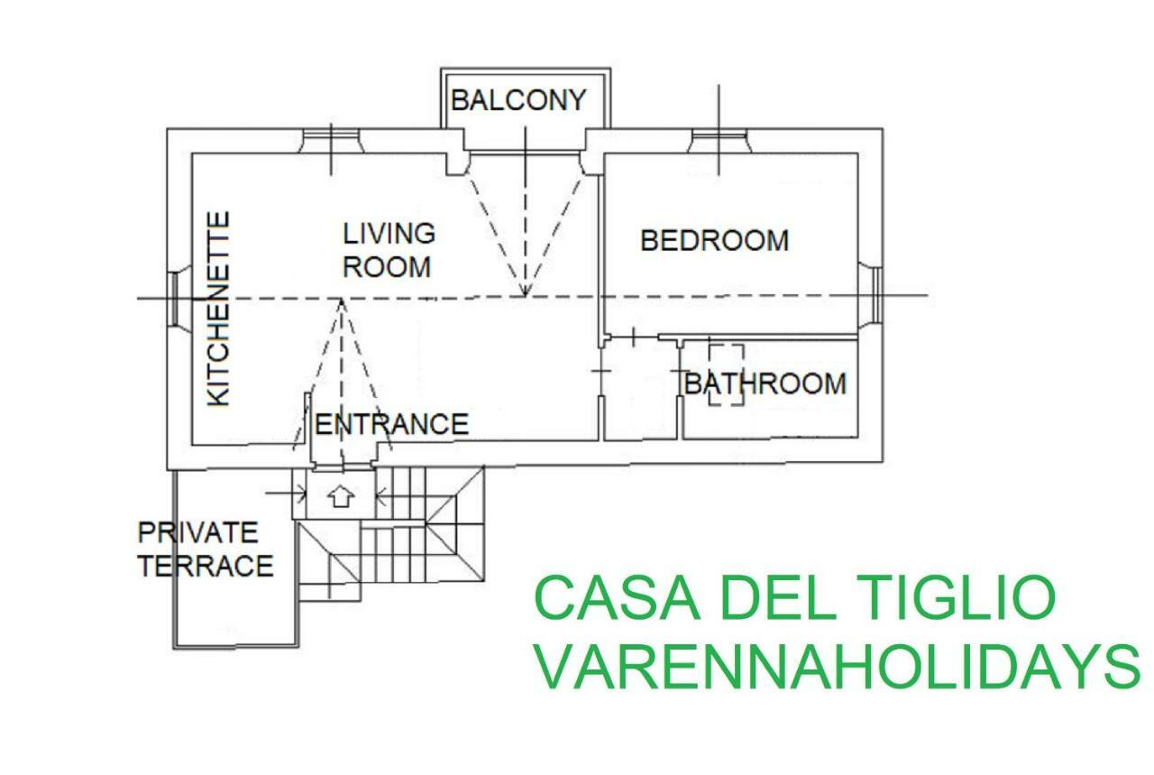 Апартаменты Casa Del Tiglio Варенна Экстерьер фото